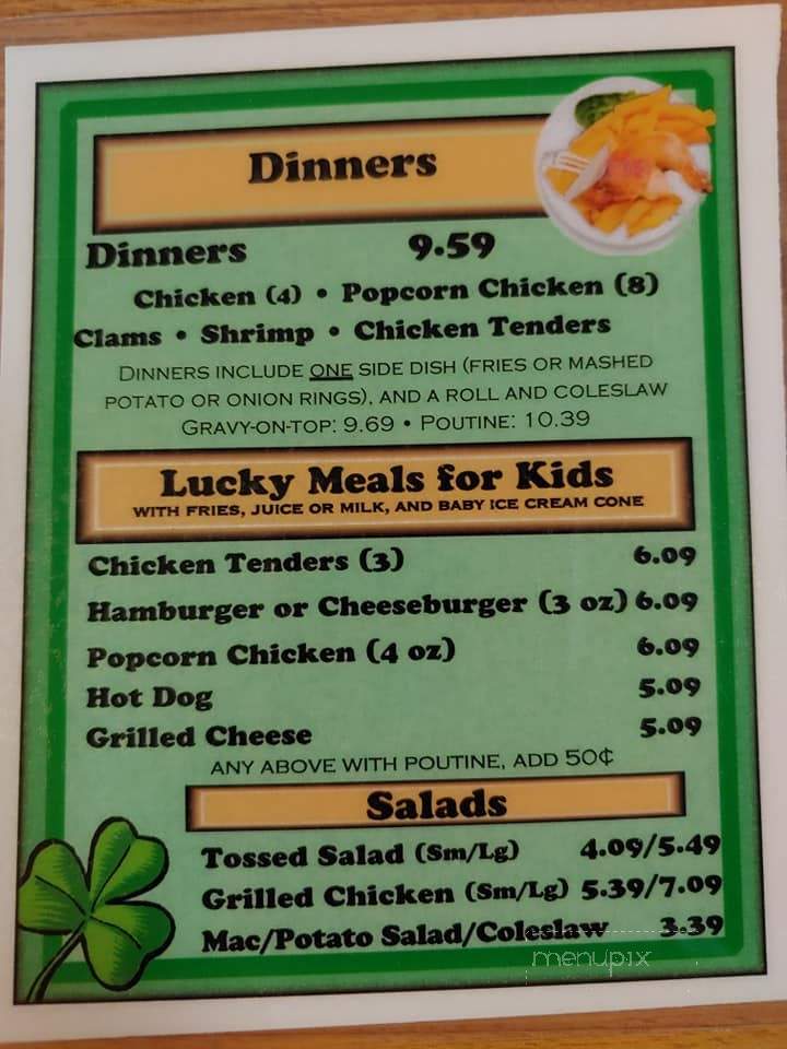 Harrigan's - Brainardsville, NY menu_pic