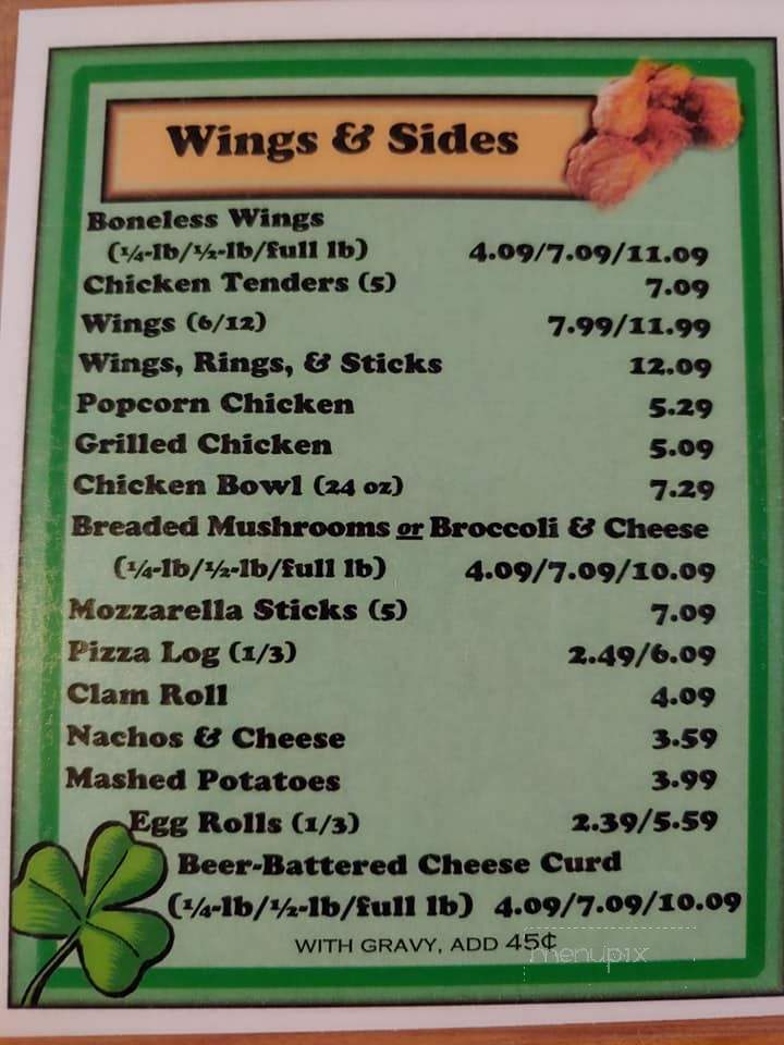 Harrigan's - Brainardsville, NY menu_pic