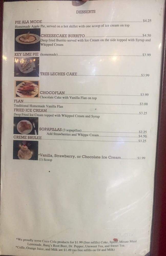 Plato Loco - Cedar Hill, TX menu_pic