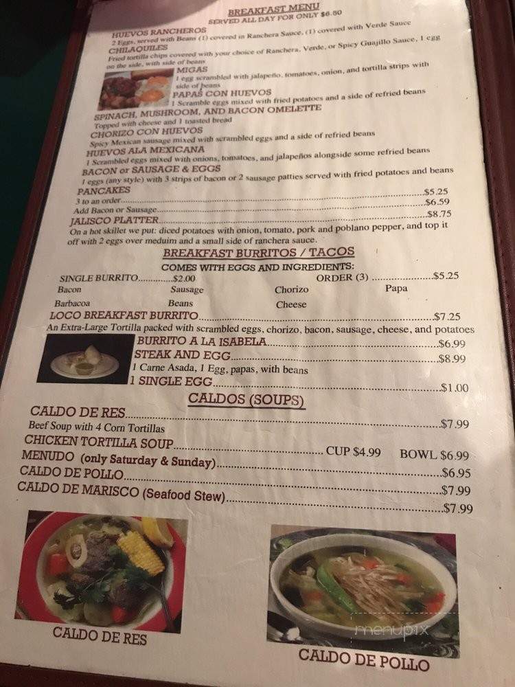 Plato Loco - Cedar Hill, TX menu_pic