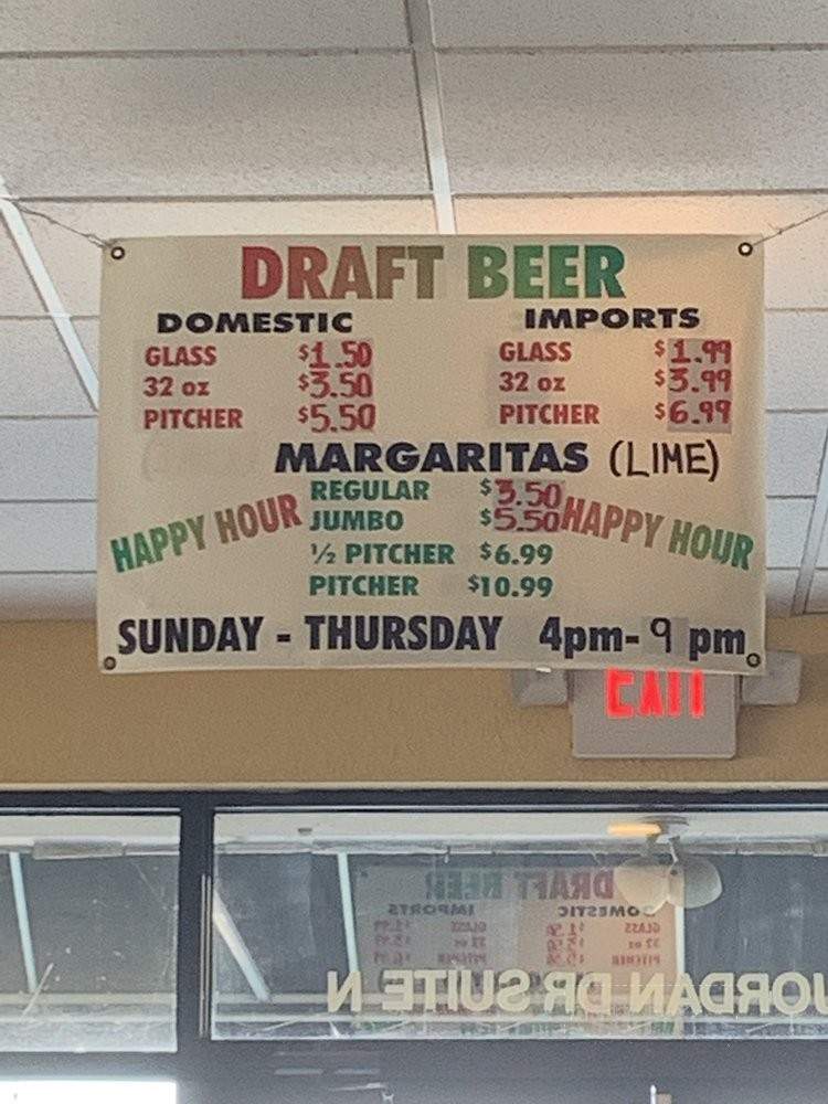 Los Garcia - Paducah, KY menu_pic