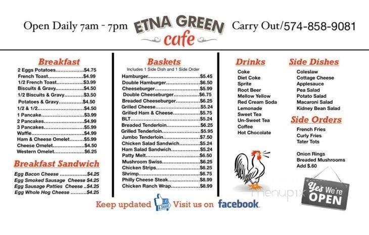 Etna Green Cafe - Etna Green, IN