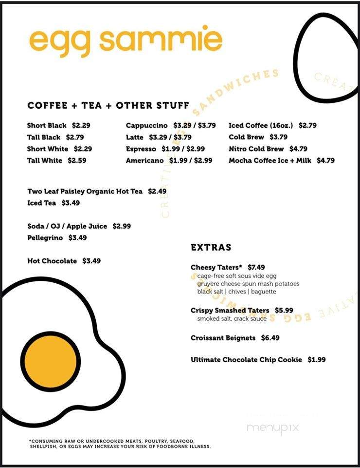 Egg Sammie - Las Vegas, NV menu_pic