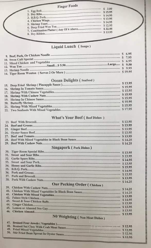 Swen Cafe - Kinistino, SK menu_pic
