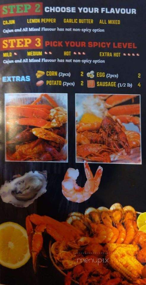 Crazy Crab Seafood - Southfield, MI menu_pic