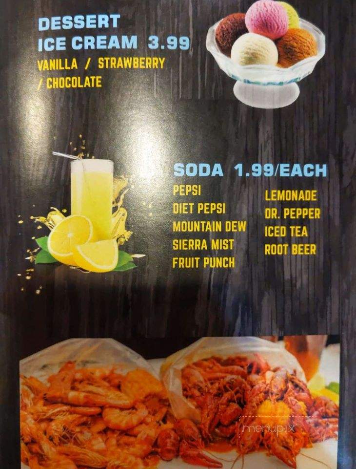 Crazy Crab Seafood - Southfield, MI menu_pic
