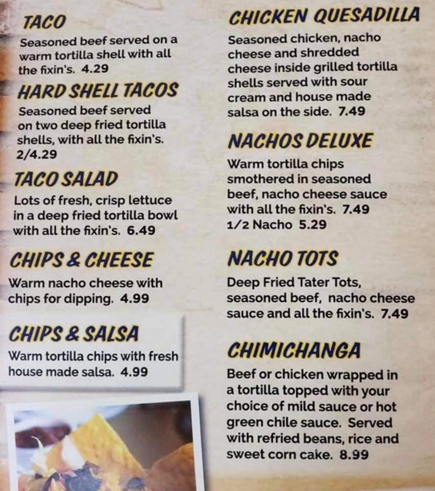 Double K's Good Time Bar & GRL - Boscobel, WI menu_pic