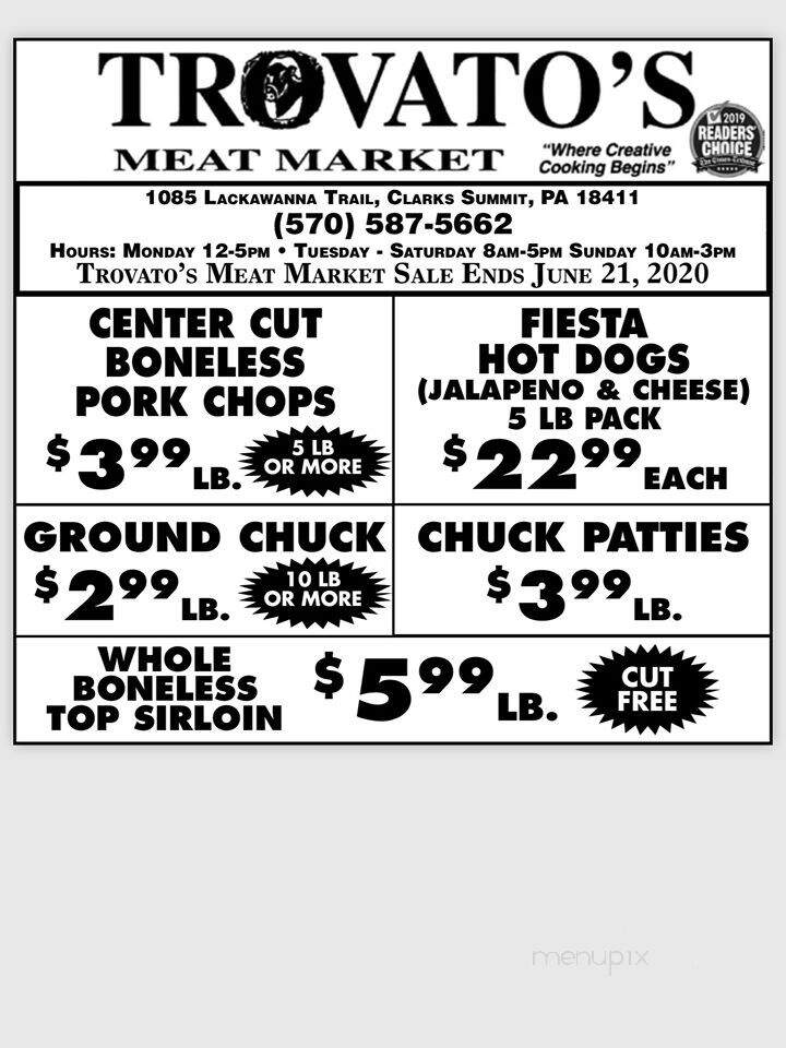 Trovato's Meat Market - Clarks Summit, PA