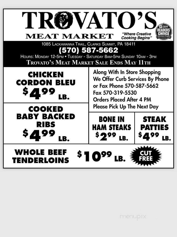 Trovato's Meat Market - Clarks Summit, PA