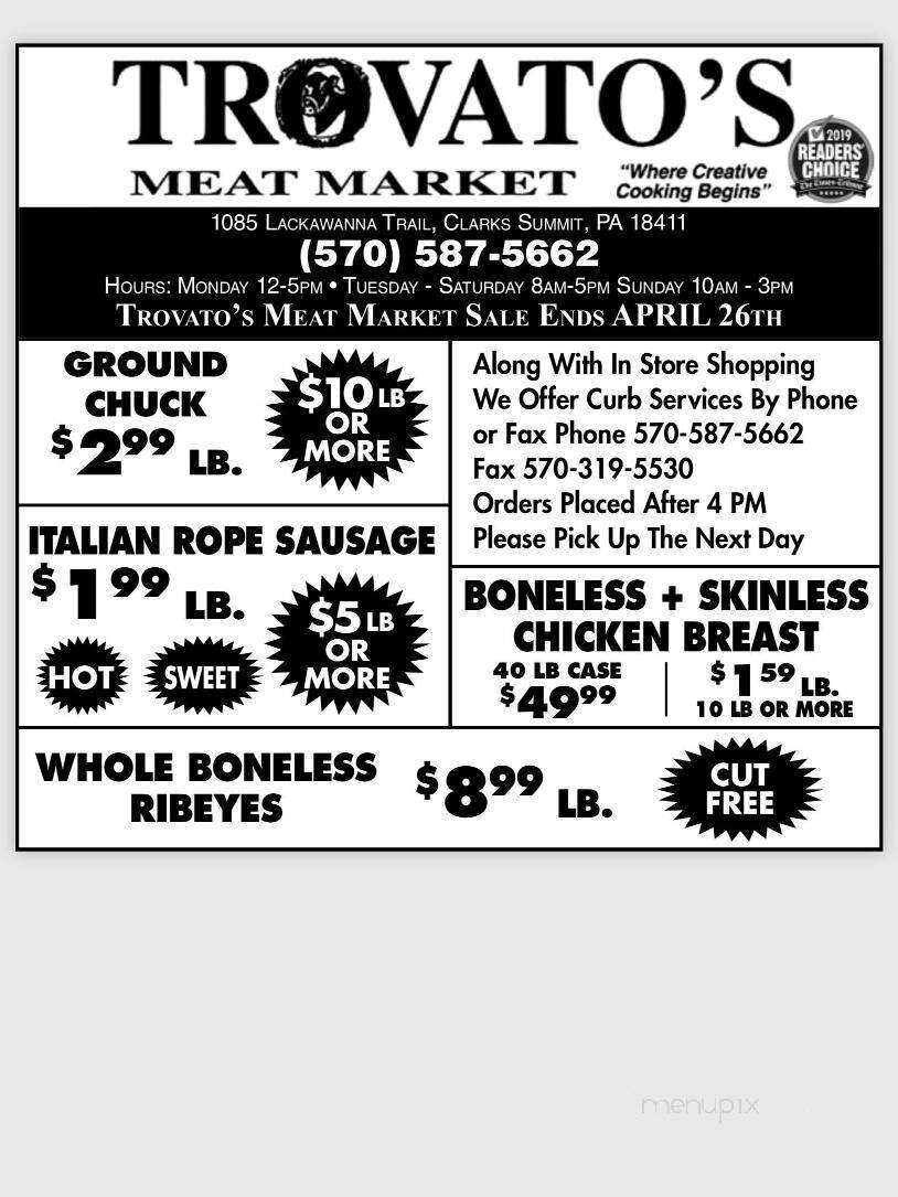 Trovato's Meat Market - Clarks Summit, PA