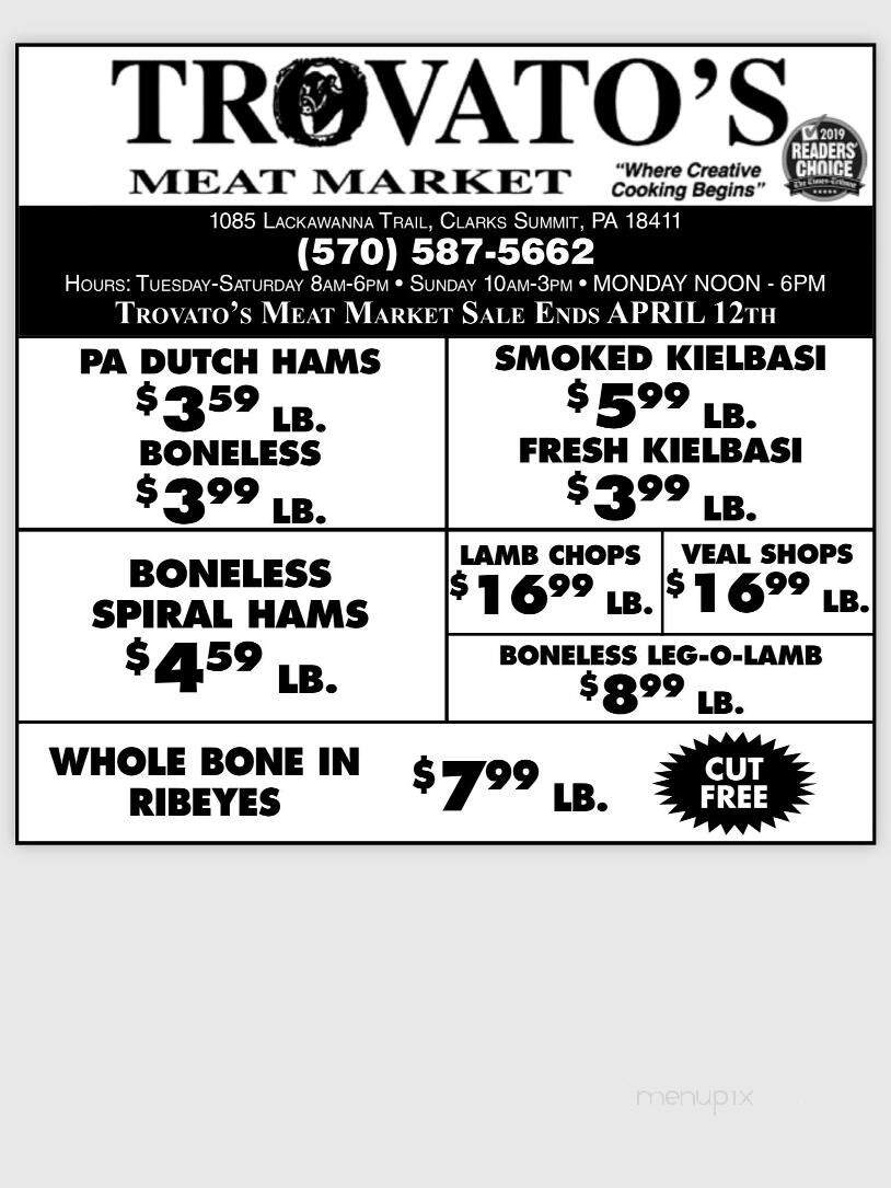Trovato's Meat Market - Clarks Summit, PA
