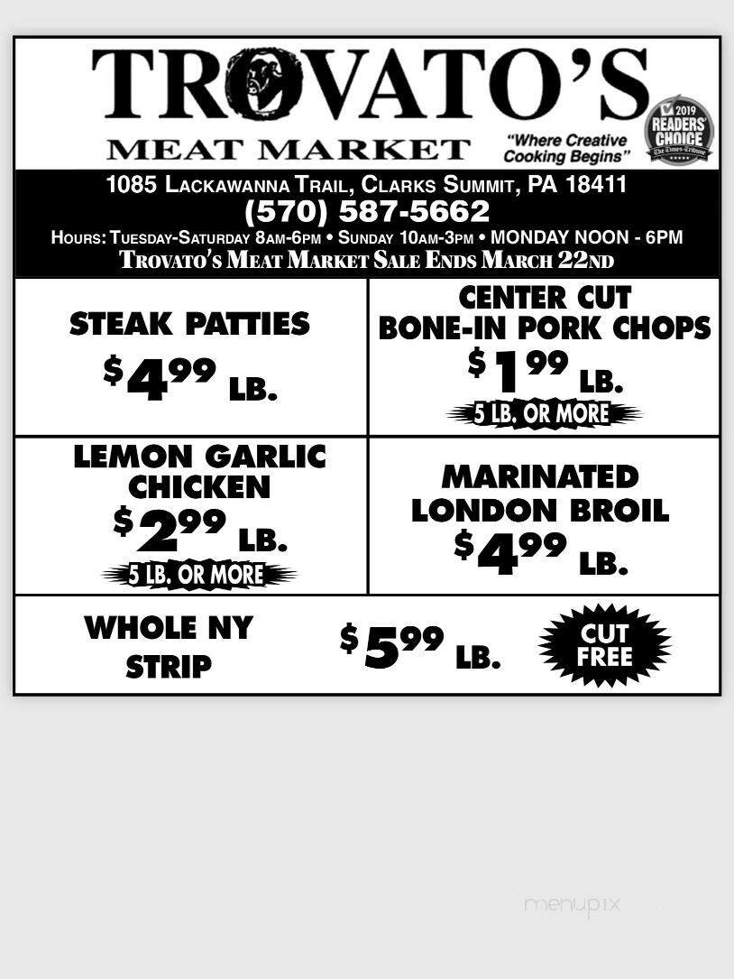 Trovato's Meat Market - Clarks Summit, PA