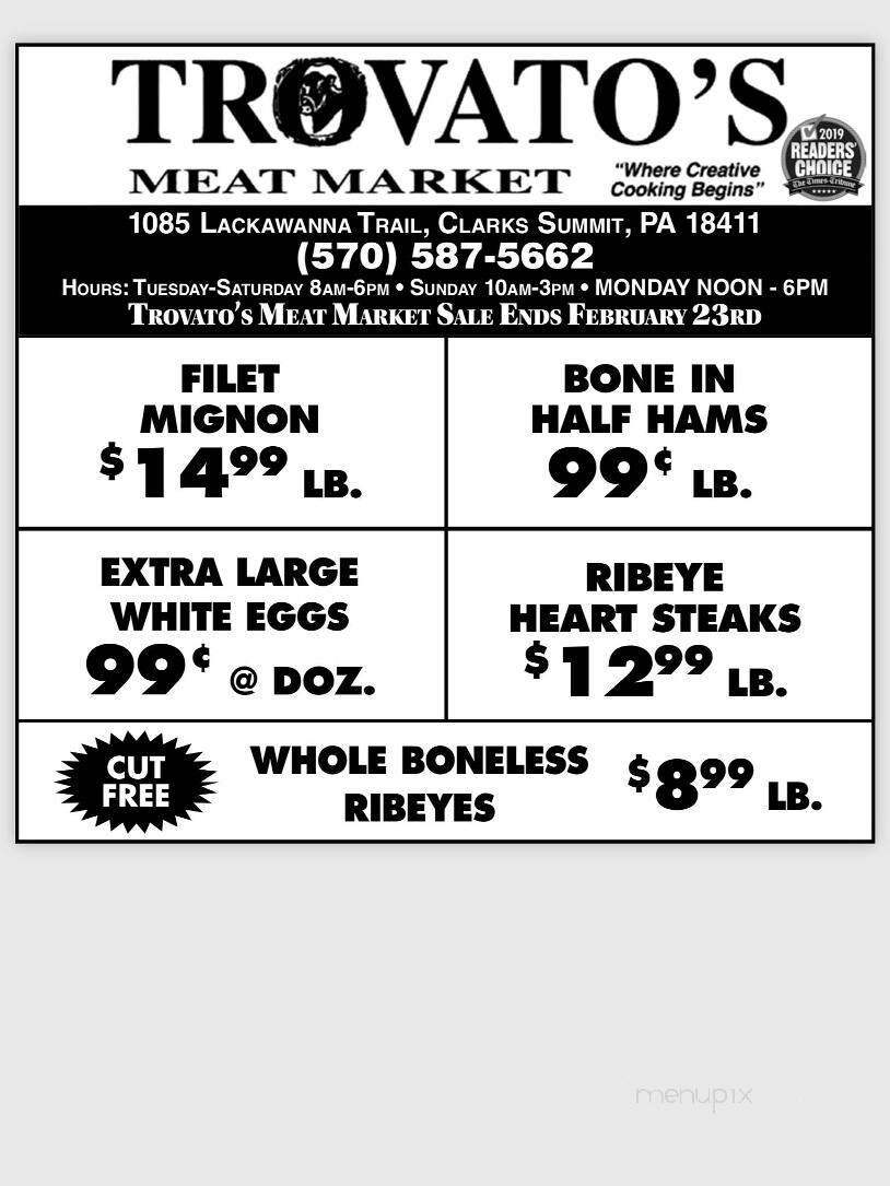 Trovato's Meat Market - Clarks Summit, PA