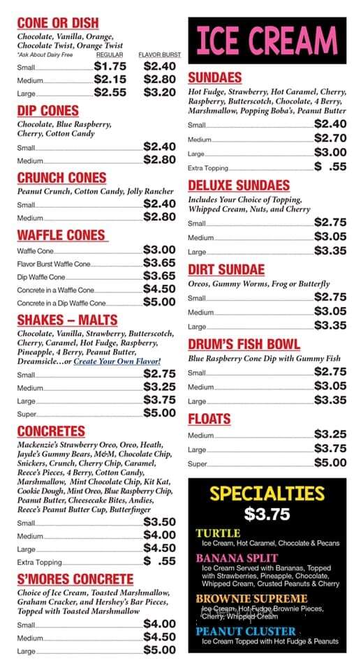 Walton's Ice Cream and More - Smithton, IL menu_pic