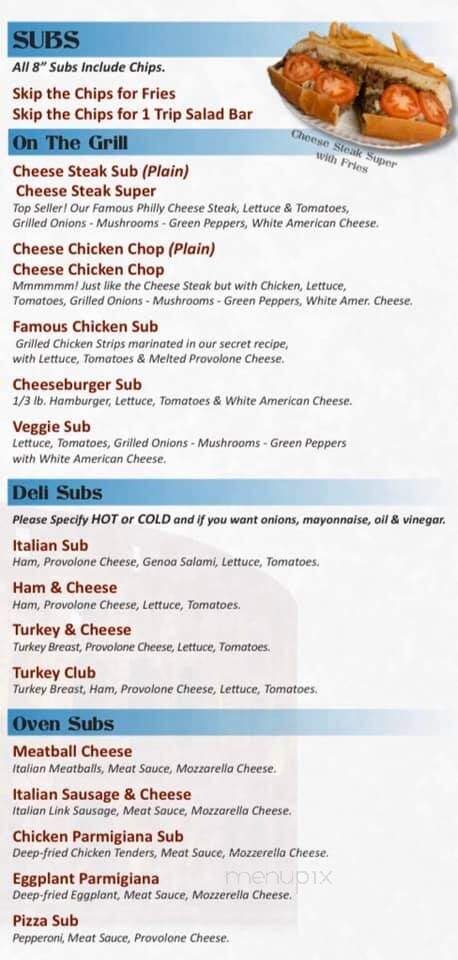 Italian Delight Family Restaurant - South Boston, VA menu_pic