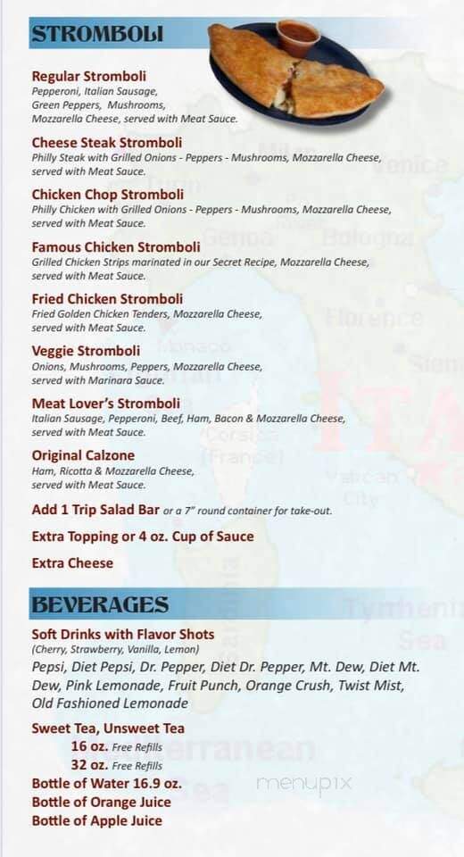 Italian Delight Family Restaurant - South Boston, VA menu_pic