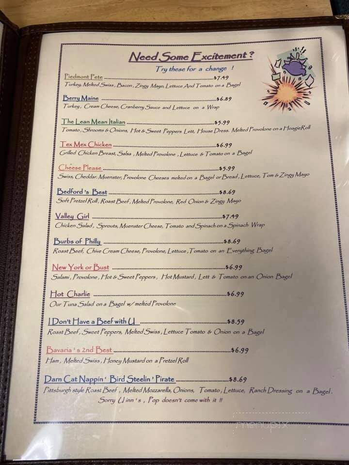 Bagel-Lisious - Hagerstown, MD menu_pic