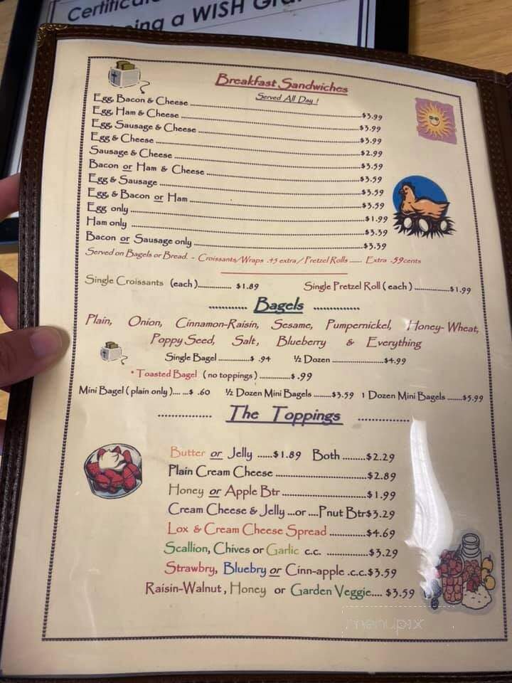 Bagel-Lisious - Hagerstown, MD menu_pic