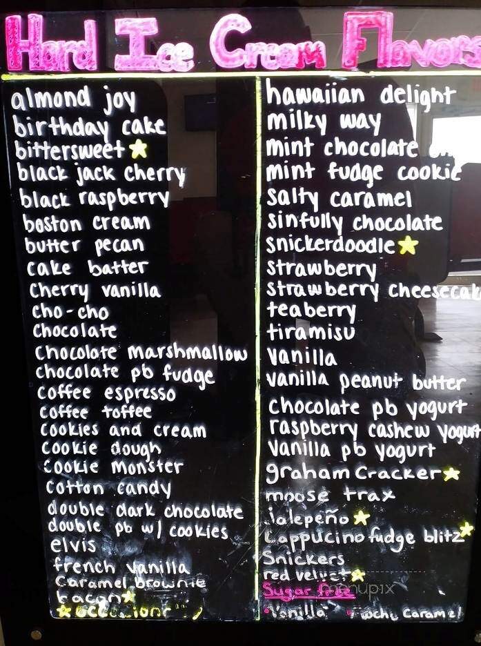Candy's Homemade Ice Cream - Shoemakersville, PA menu_pic