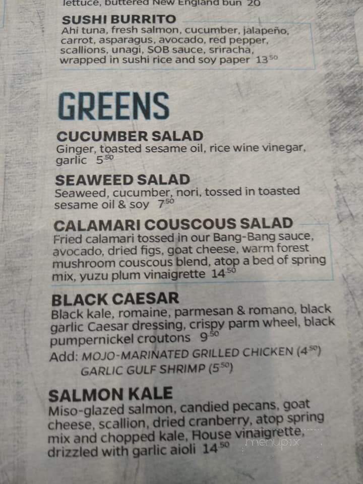 SOB - Peru, IL menu_pic