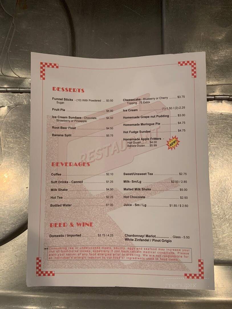 Southern Kitchen - New Market, VA menu_pic