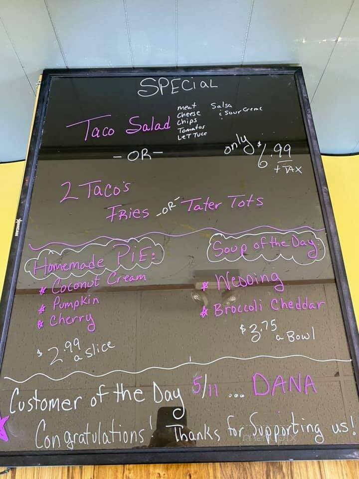 Barnhart's Soft Serve - Butler, PA menu_pic