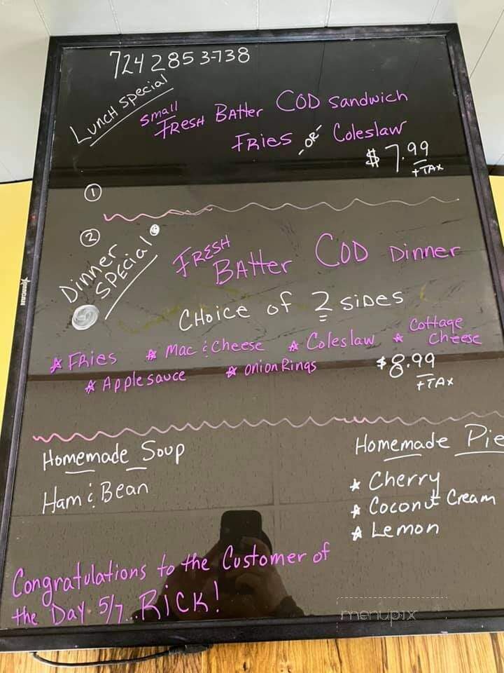 Barnhart's Soft Serve - Butler, PA menu_pic