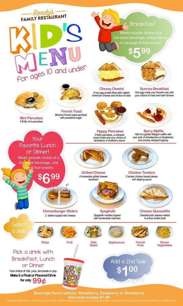 Randy's Family Restaurants - Denton Township, MI menu_pic