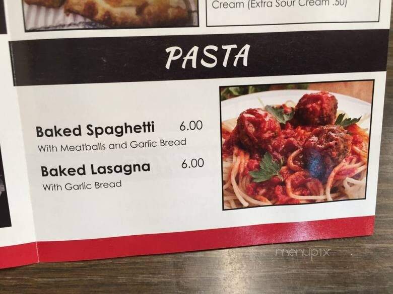 Sarah's Pizza - West Alexandria, OH menu_pic