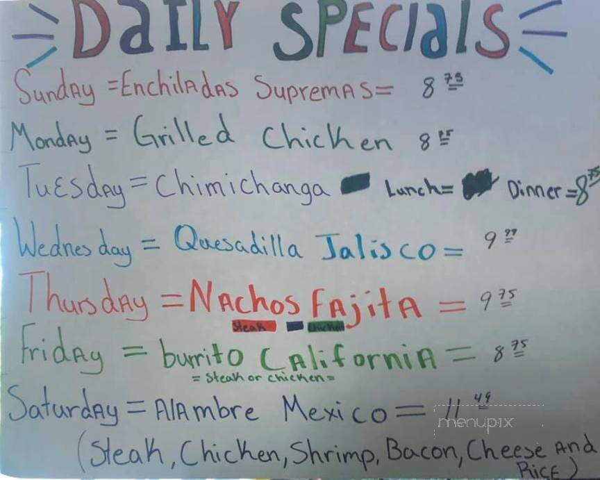 Tequila Jalisco Mexican Restaurant - Richmond, MO