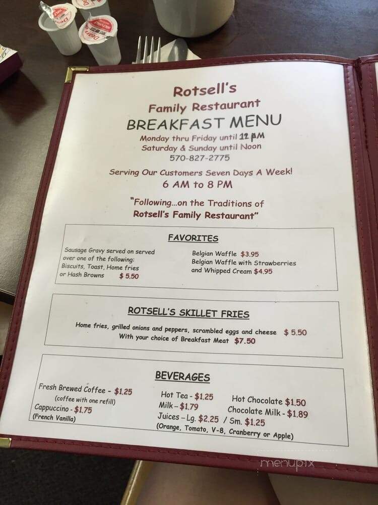 Rotsell's Family Restaurant - Lawrenceville, PA