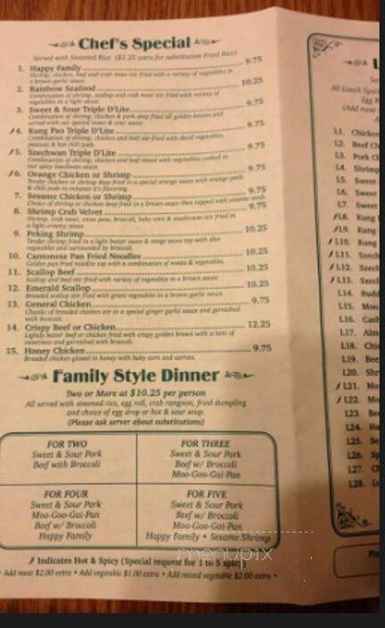Chuong Garden Restaurant - Creston, IA menu_pic