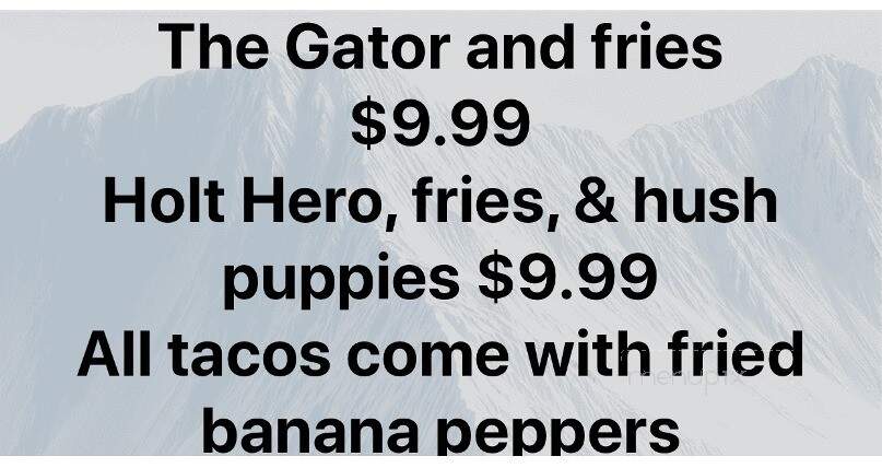 Holt Bros BBQ - Florence, SC menu_pic