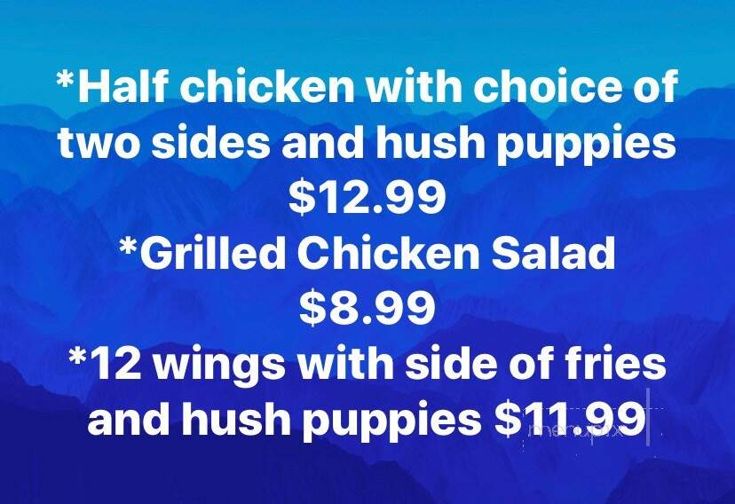 Holt Bros BBQ - Florence, SC menu_pic
