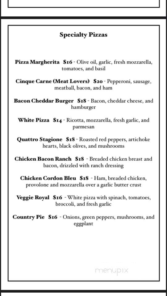 Sue's Restaurant - Saugerties, NY menu_pic
