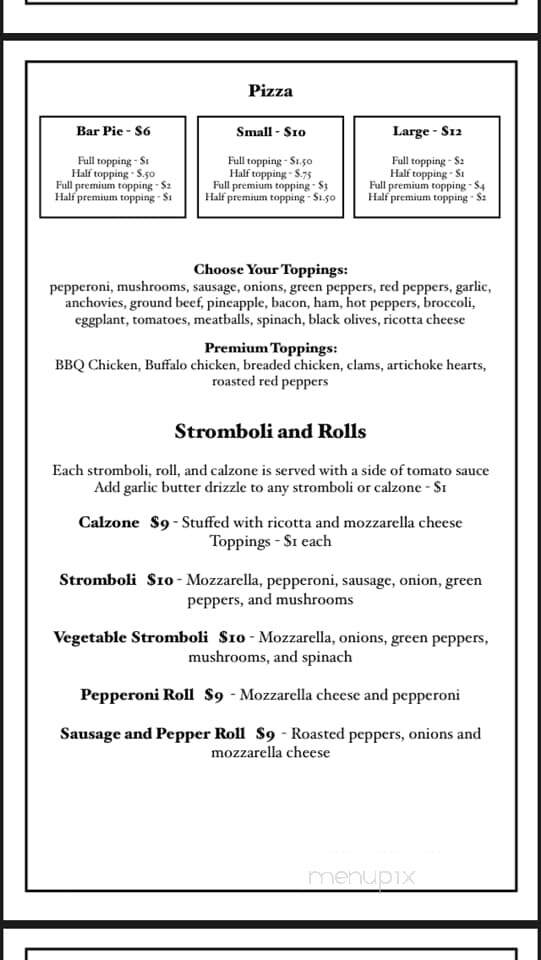 Sue's Restaurant - Saugerties, NY menu_pic