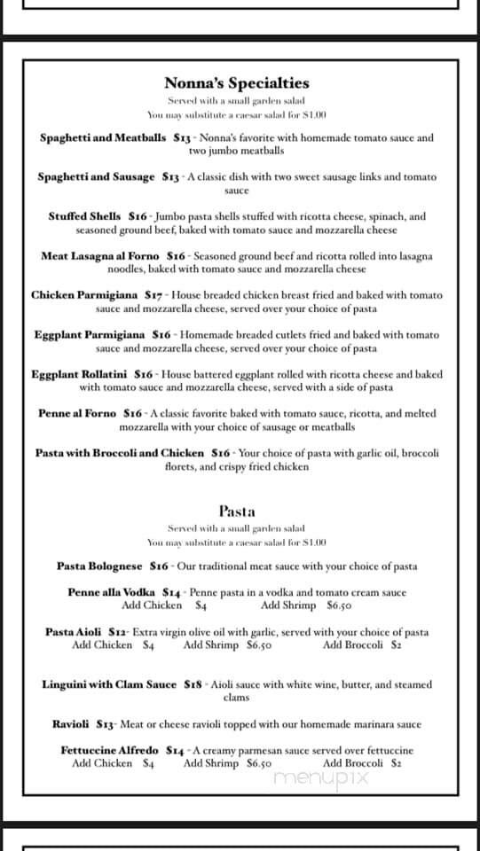 Sue's Restaurant - Saugerties, NY menu_pic