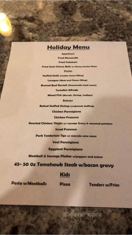 Milano's Pizzaria & Restaurant - Chicopee, MA menu_pic