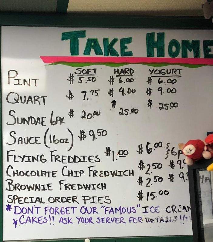 Frozen Freddies - Quincy, MA menu_pic