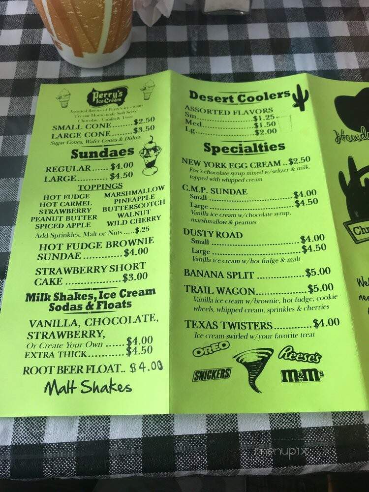 Chris's Western Beef - Meshoppen, PA menu_pic