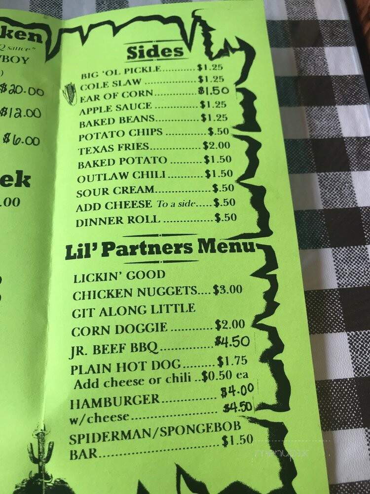 Chris's Western Beef - Meshoppen, PA menu_pic