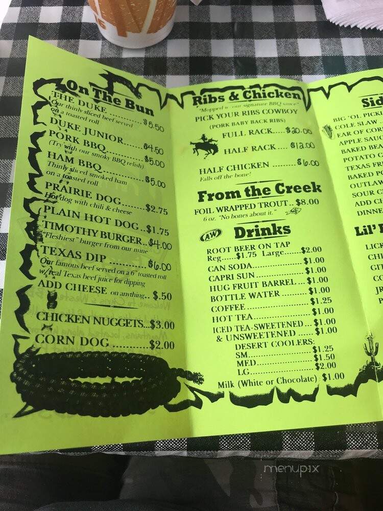 Chris's Western Beef - Meshoppen, PA menu_pic
