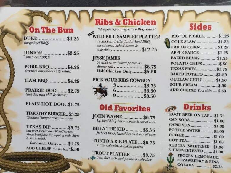 Chris's Western Beef - Meshoppen, PA menu_pic