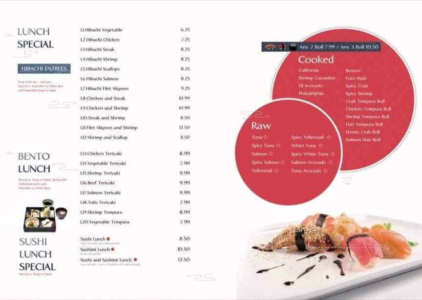 Saki - McMinnville, TN menu_pic