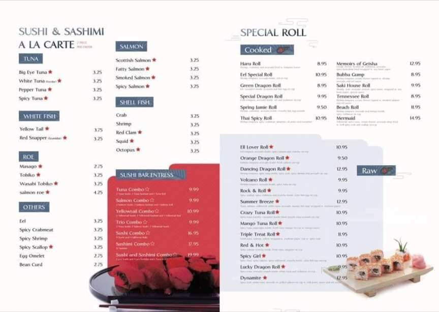 Saki - McMinnville, TN menu_pic