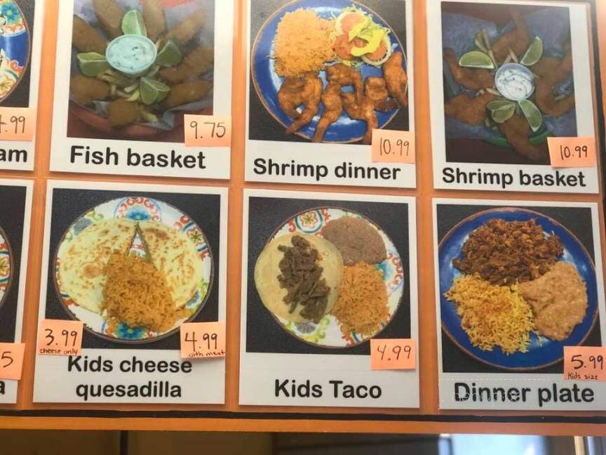 Taqueria Escobar - Pelican Rapids, MN menu_pic