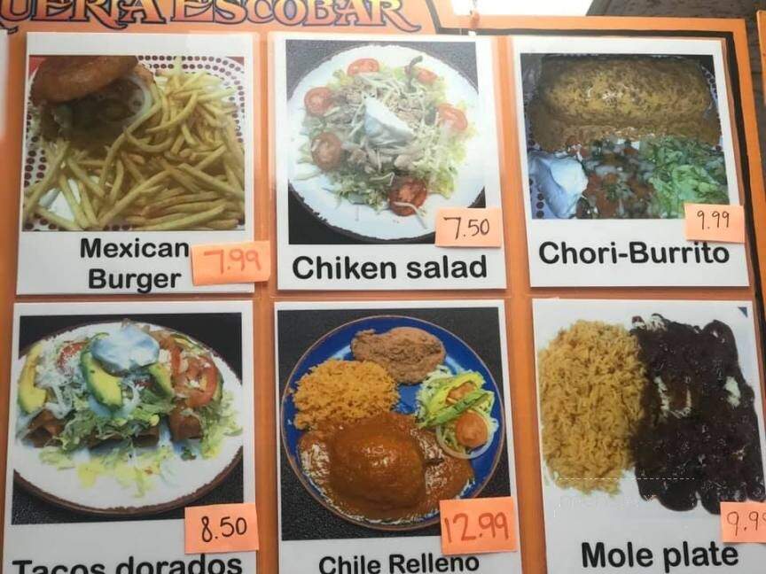 Taqueria Escobar - Pelican Rapids, MN menu_pic