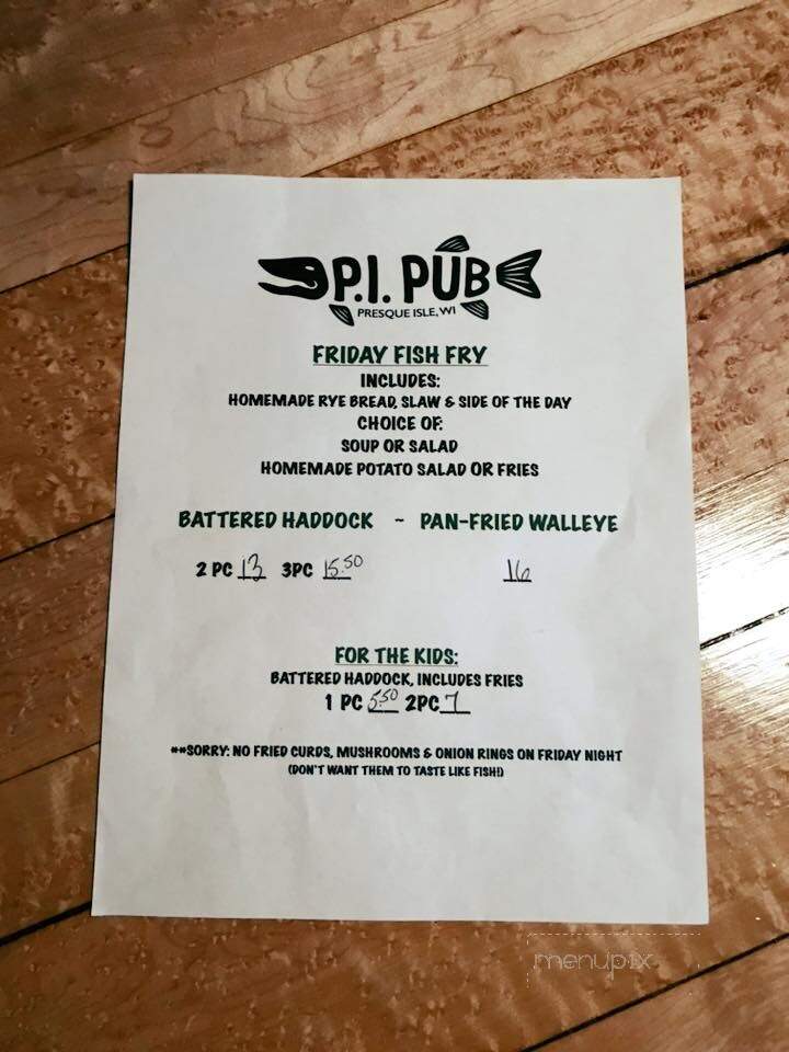 P I Pub - Presque Isle, WI