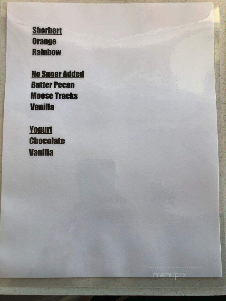 Fleck's Ice Cream - Villas, NJ menu_pic