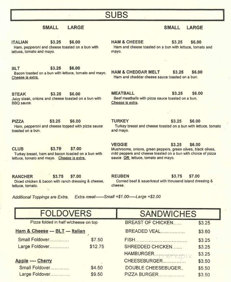 Tnt Pizza - Sycamore, OH menu_pic